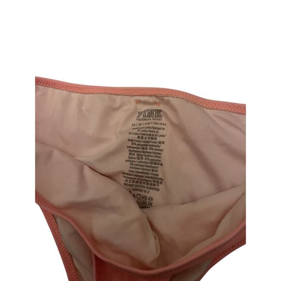 Victoria's Victoria Secret Bikini PINK Light Pink High Neck Halter Set XS - EUC - Picture 6 of 7